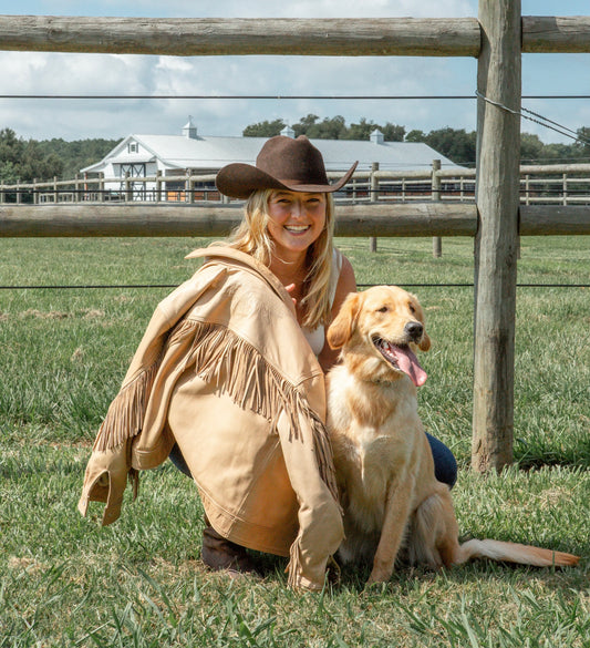 Lucy Grierson Desperado Western Leather Jacket